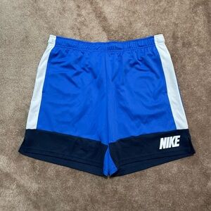 Nike Soccer Men’s Blue Athletic Soccer Basketball Workout Shorts XXL